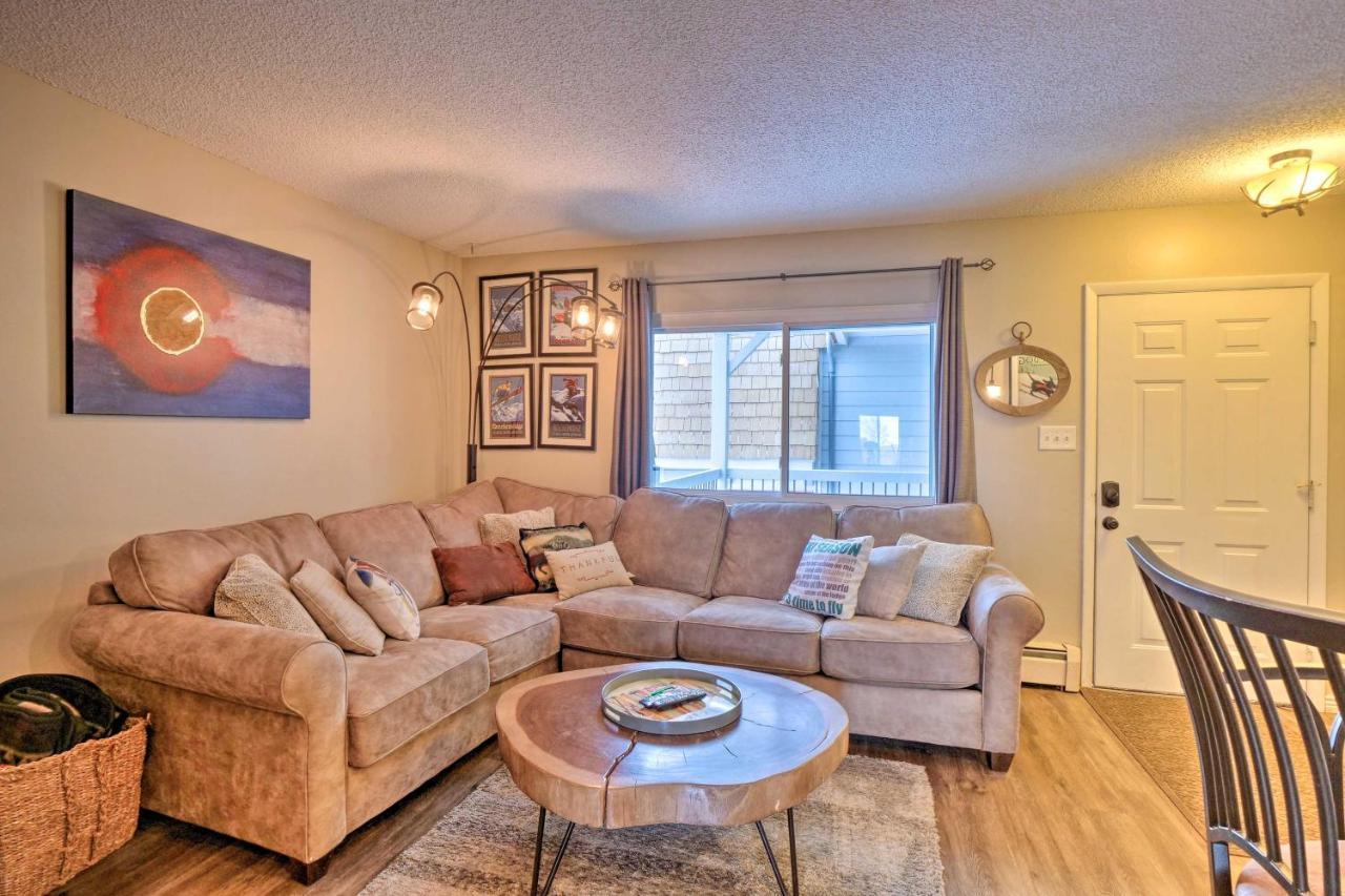 Main St Breck Condo With Mtn Views - Walk To Lifts! 브레켄리지 외부 사진